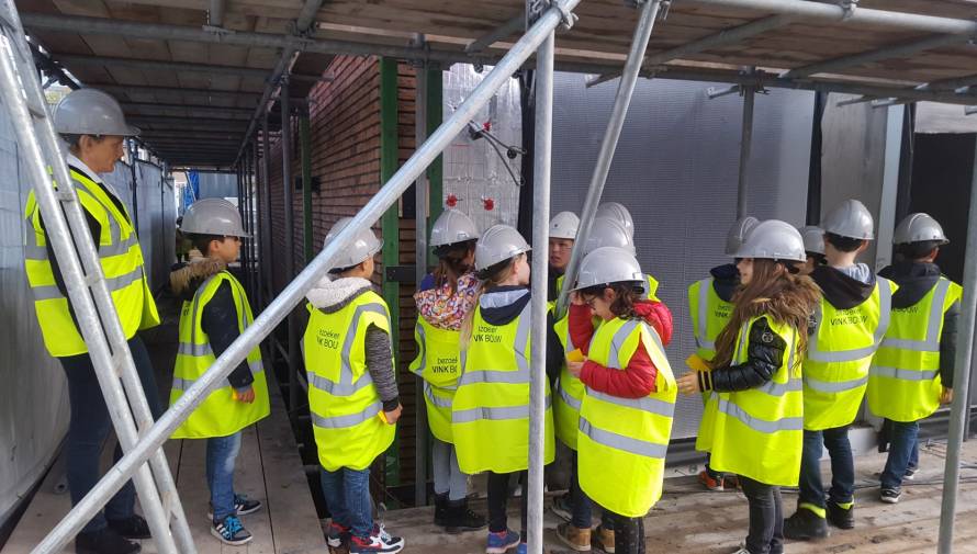 Basisschool De Mare bezoekt project Zeven van Alphen