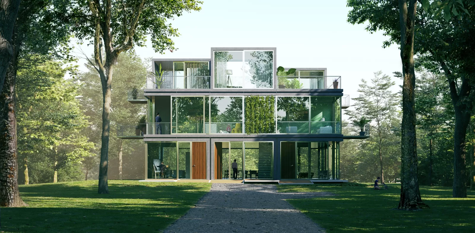 Square House exterieur